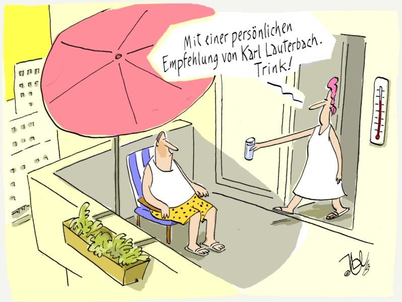 hitzeschutzplan karl lauterbach trinkempfehlung mann frau
