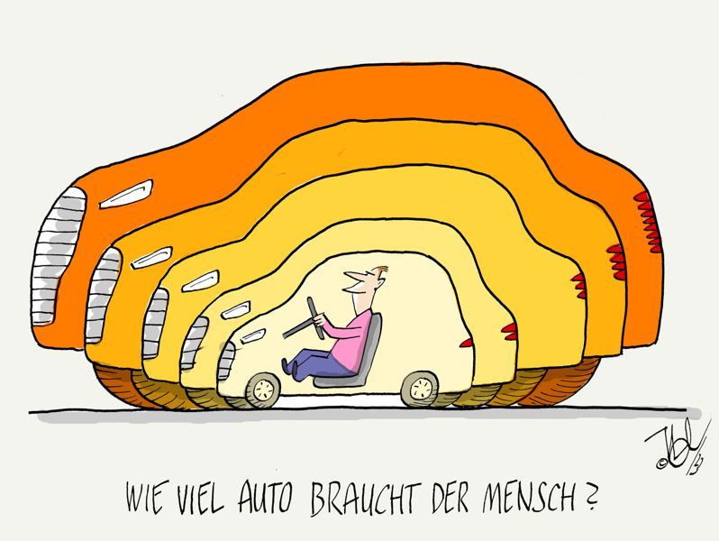 wie viel auto braucht der mensch FARBEpix