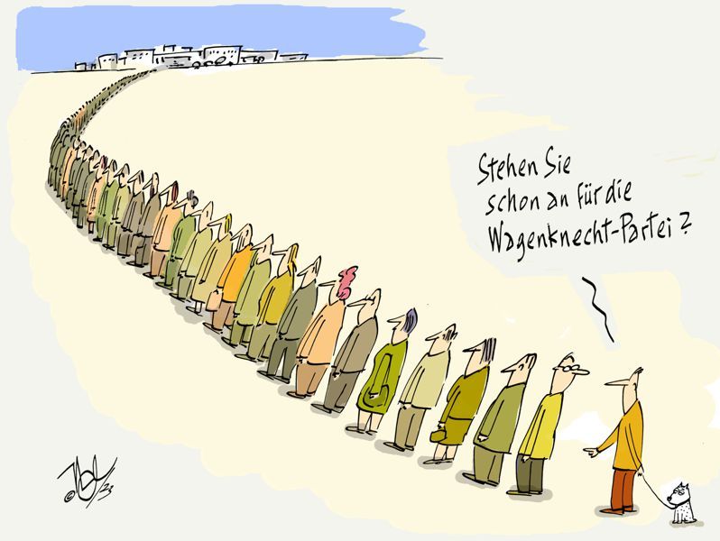 wagenknecht partei anstehen