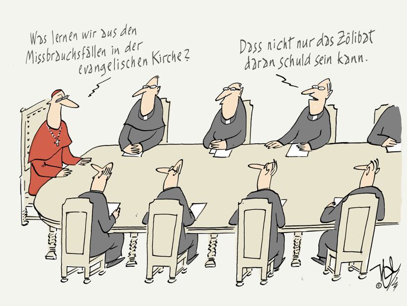missbrauch skandal evangelische kirche zölibat nicht schuld