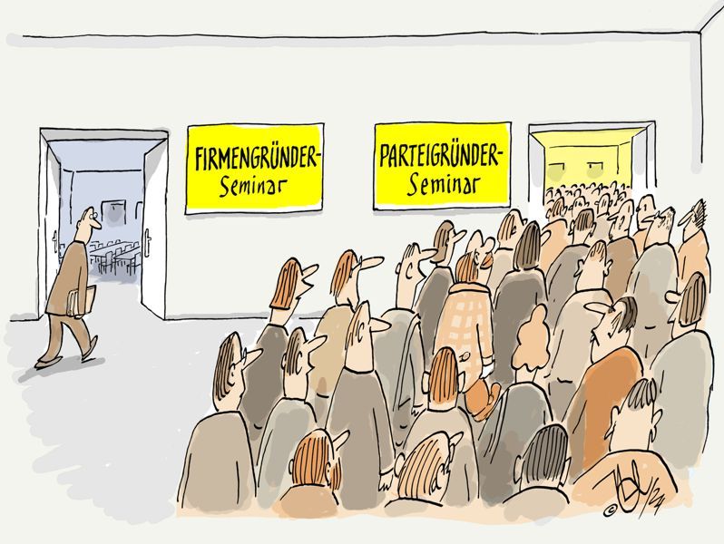 parteigründer firmengründer seminar