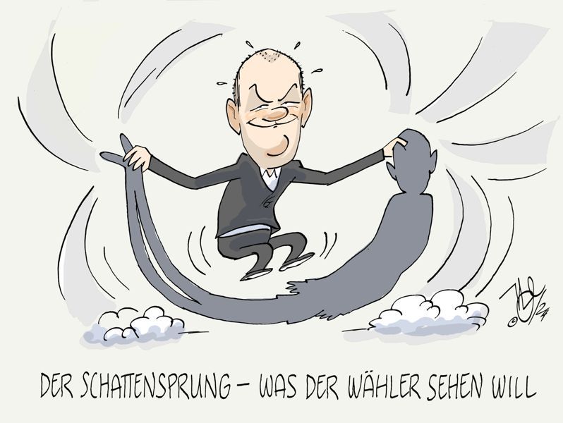 scholz schattensprung was der wähler sehen will