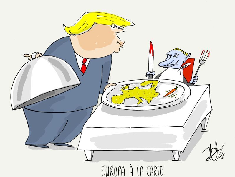 trump nato pläne putin europa a la carte