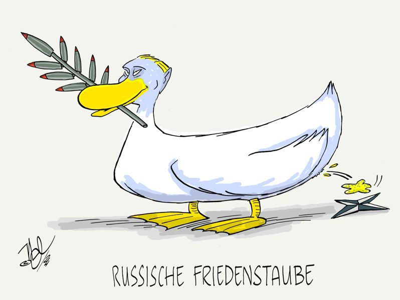 putin russische friedenstaube