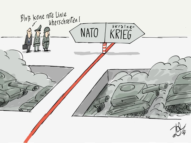 ukraine krieg nato waffen rote linie