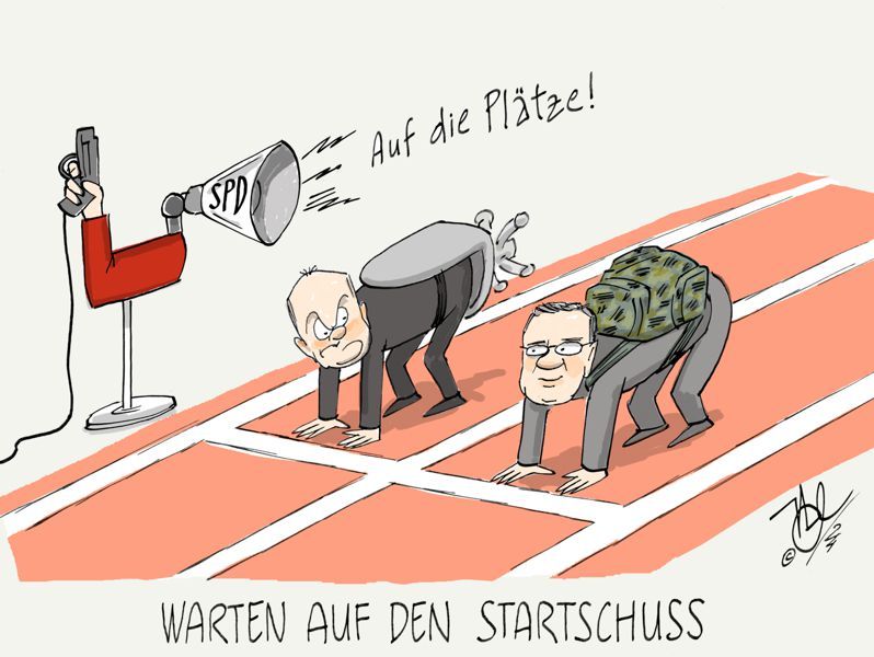 spd kanzlerkandidatur scholz pistorius auf die plätze