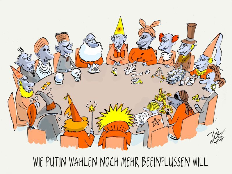 putin wahlen beeinflüssen zauberer magier