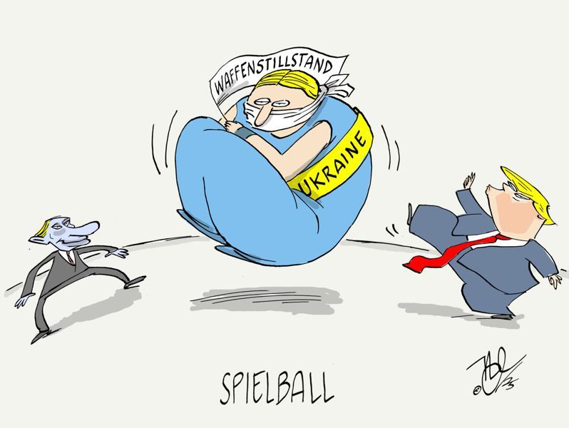 ukraine krieg waffenstillstand putin trump spielball