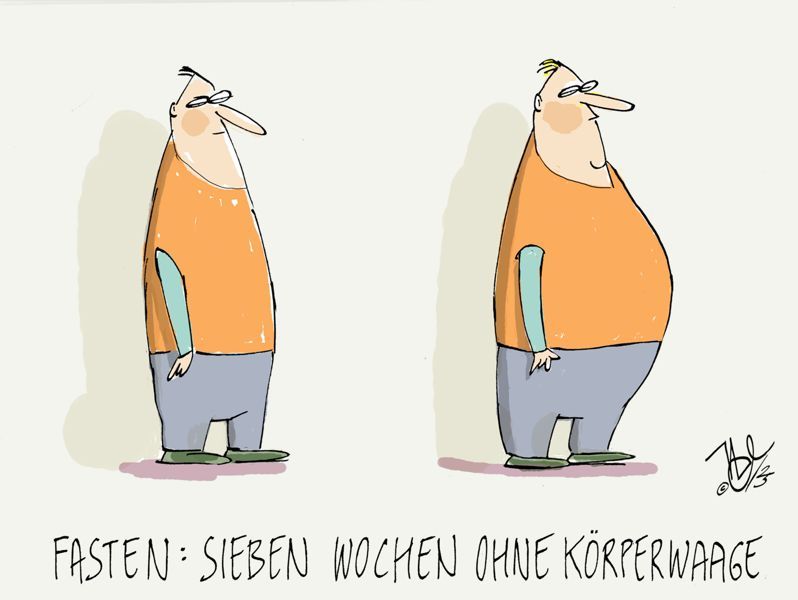 fasten sieben wochen ohne körperwaage