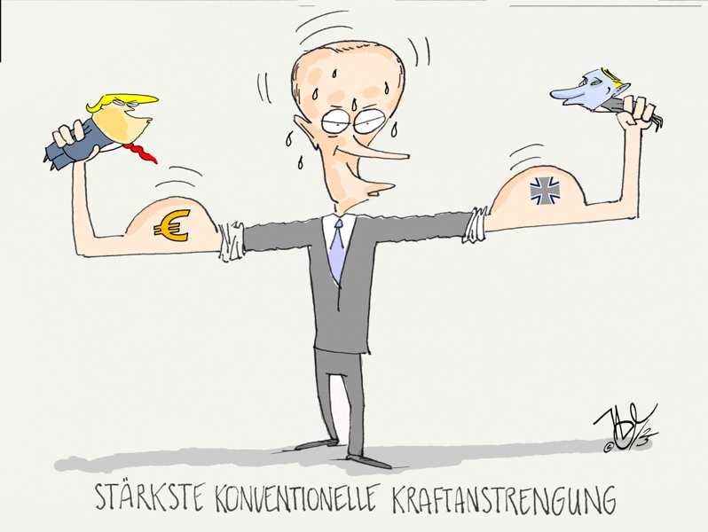 merz bundeswehr stärkste konventionelle armee  anstrengung