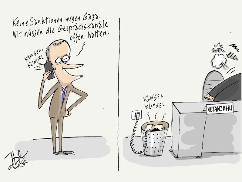 merz netanjahu sanktionen gaza gesprächskanäle