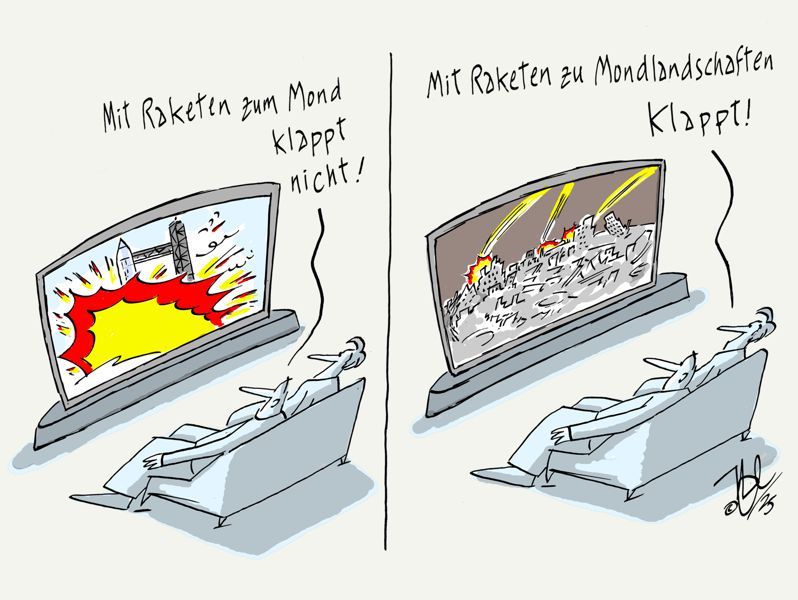 krieg ukraine gaza iran raketen mondflug mondlandschaft zerstörung mann frau
