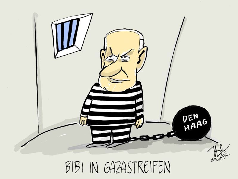 bibi netanjahu in gazastreifen den haag