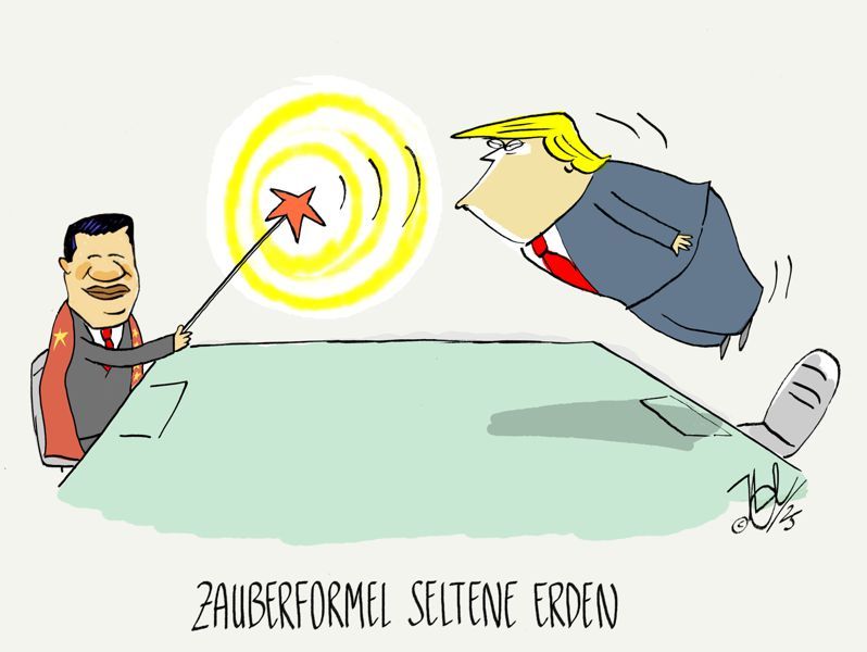xi peng trump china usa handel zauberformel seltene erden