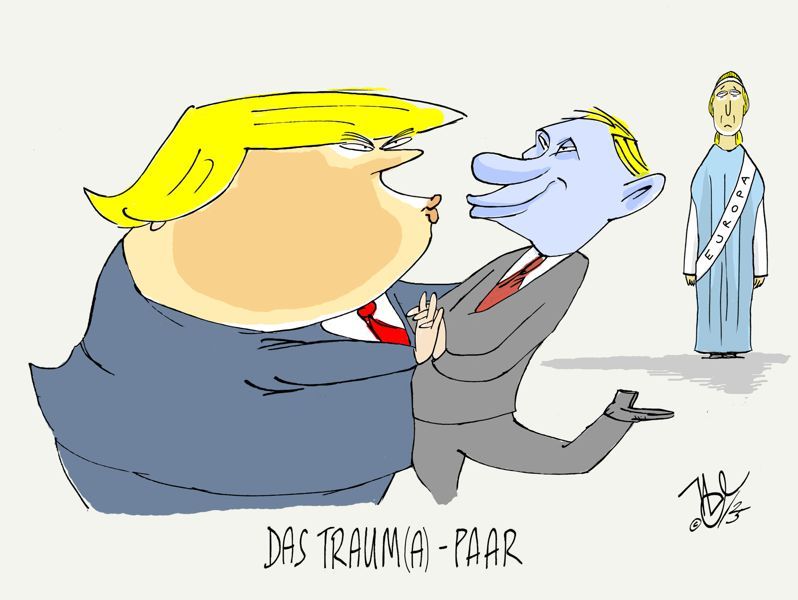 europa trump  putin trauma paar