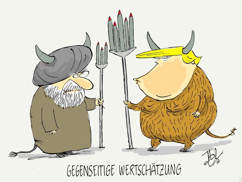 iran usa trump gegenseitige wertschätzung