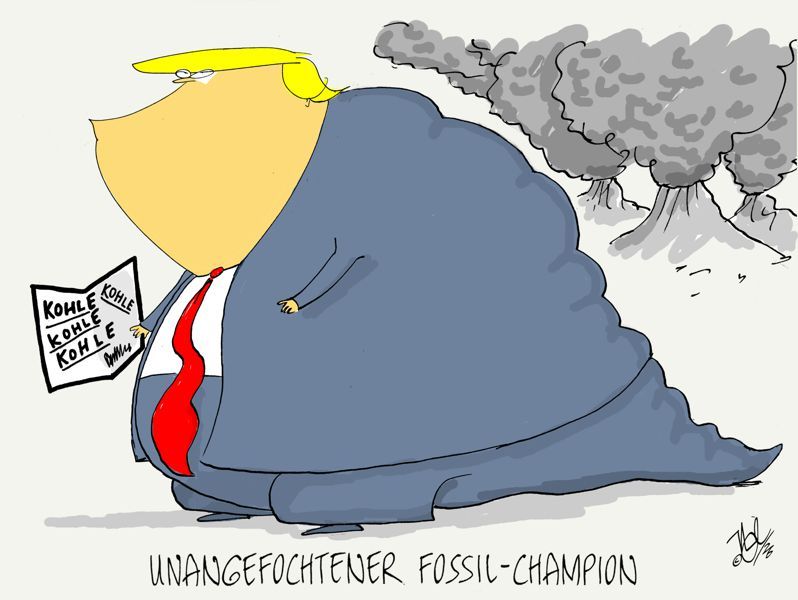 klima trump kohle fossil champion