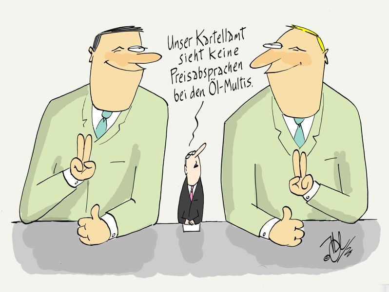benzin preise öl multis kartellamt keine preisabsprachen