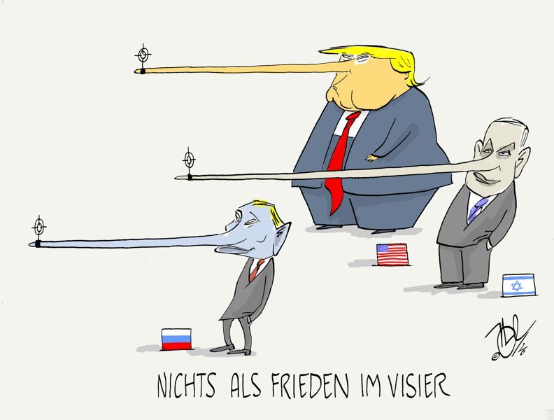 putin trump netanjahu lügen nichts als frieden im visier