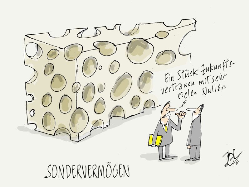 sondervermögen zukunft vertrauen nullen käse