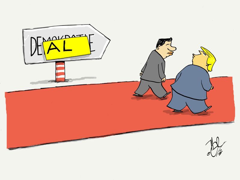 china usa xi jinping besuch trump demokratie deal