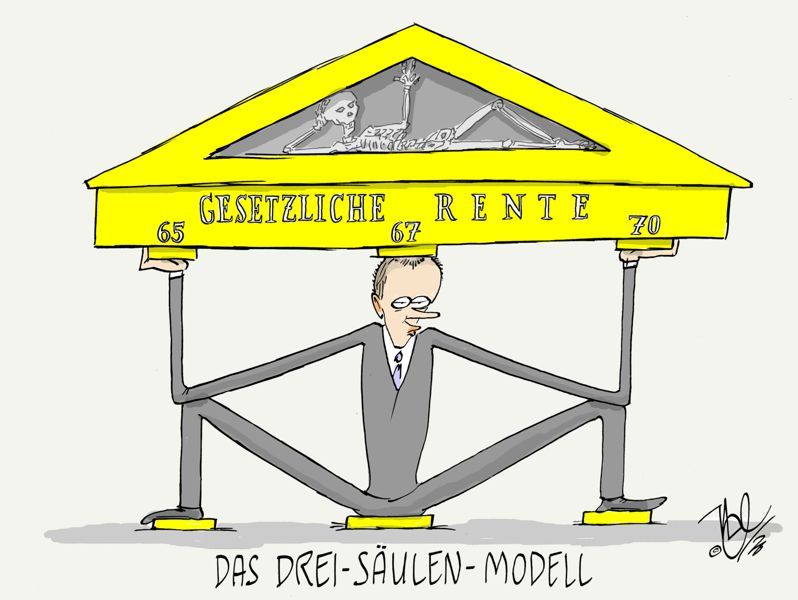 merz rente gesetzliche dreisäulen modell