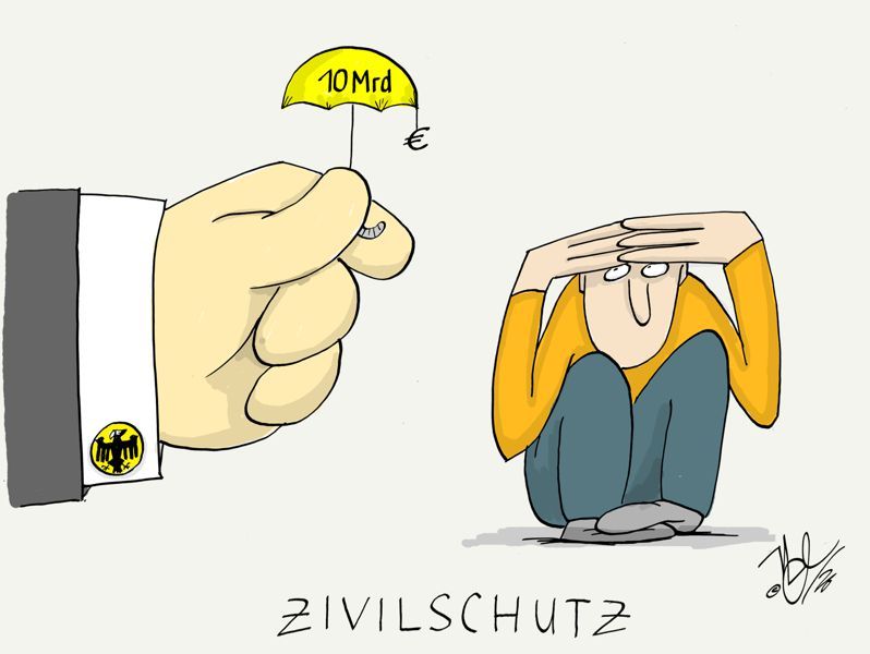 zivilschutz zehn milliarden