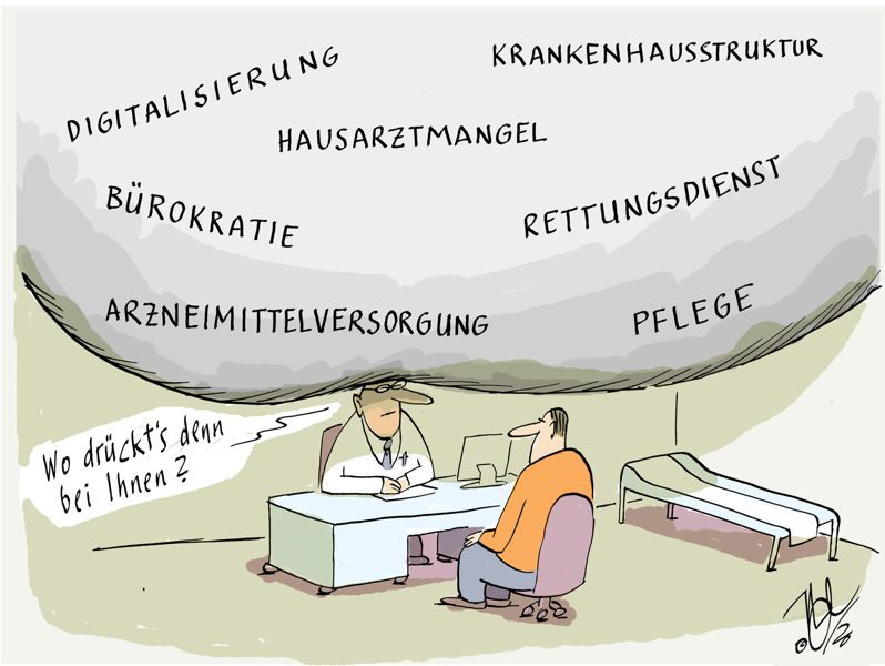 baustellen gesundheitspolitik wo drückt es