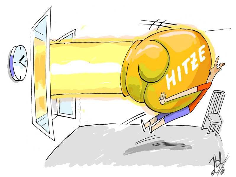 hitze hitzewelle hitzeschlag falsche lüftung