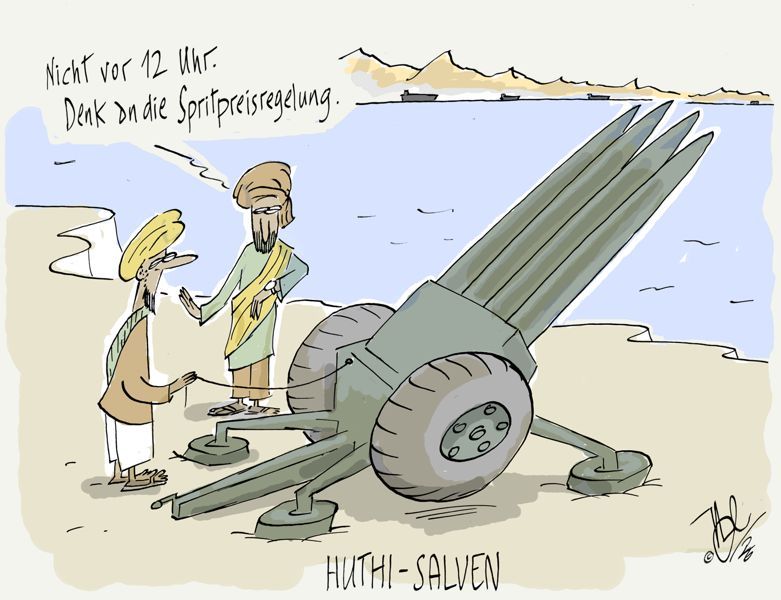 spritpreise regelung huthi salve