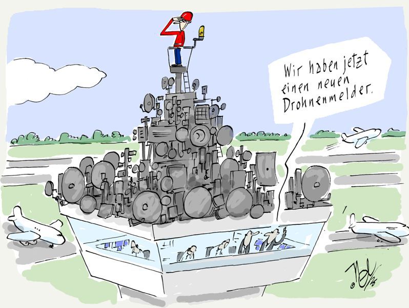 drohnenmelder flughafen