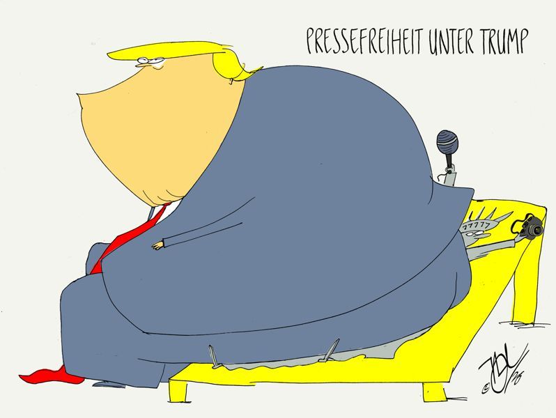 pressefreiheit unter trump