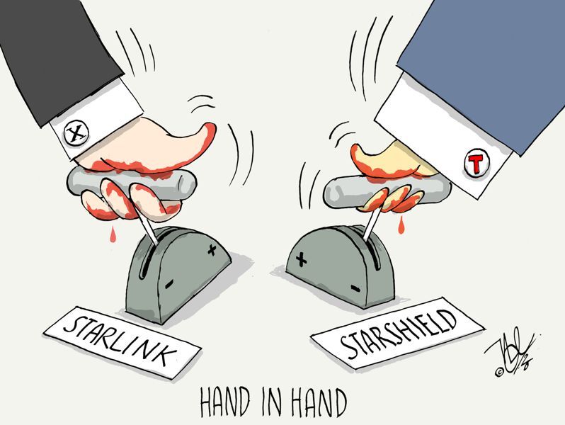 musk trump starlink starshield drosseln ukraine erpressen